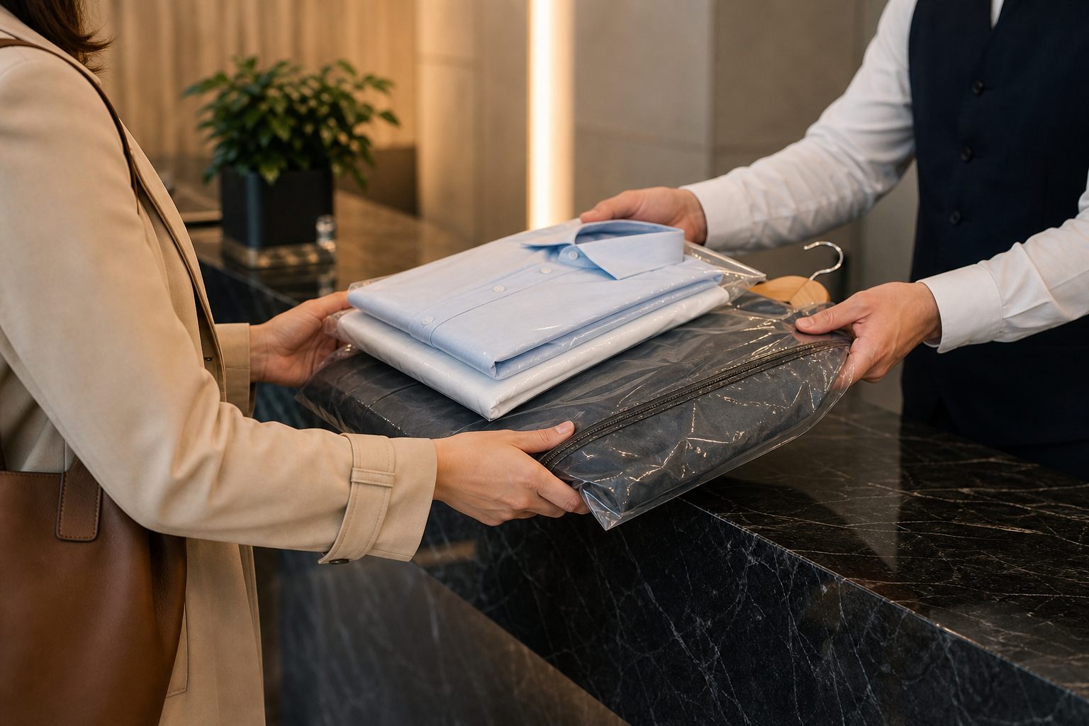 Dry cleaning errand service